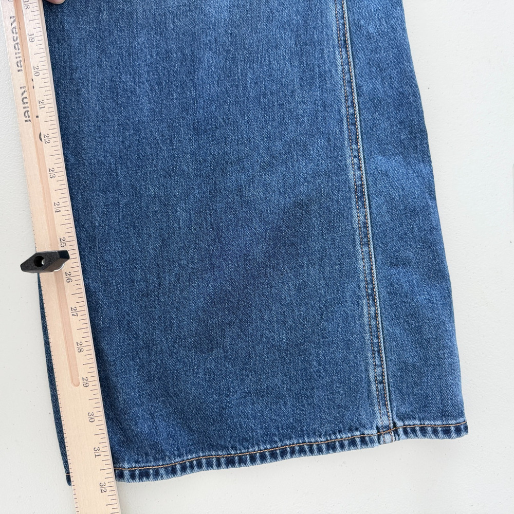Veronica Beard Jeans Womens 27x32 Kasey Wide Leg Mid Rise City Stroll USA Made - Picture 11 of 13